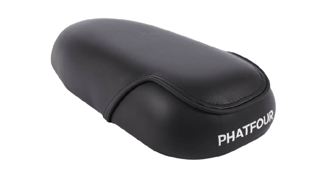 Skai leather saddle black